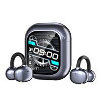 Écouteurs TWS à Clip Ouvert, Écran Tactile Couleur, Contrôle par APP, 40H, 300mAh, AB5656C V6.0 – Idéaux pour les Voyages, le Bureau et les Appels – Offre Spéciale