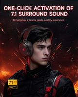 Écouteurs sans fil de studio Picun G2 de qualité supérieure à faible latence, casque de jeu personnalisé avec connecteur stéréo plaqué or, câble de 2,0 m, excellent