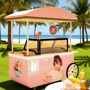 Tricicli per Fast Food 2026, Carretto Personalizzato per Caffè e Gelati, Nuovo Design con Frigorifero, Chiosco Mobile per <span class=keywords><strong>Vendita</strong></span> di Ghiaccioli - Product Image 2