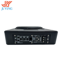 Subwoofer actif mono pour voiture 8 pouces 120W RMS, entièrement en aluminium, sous siège, 12V DC, bobine simple, apparence personnalisée, vente directe d'usine