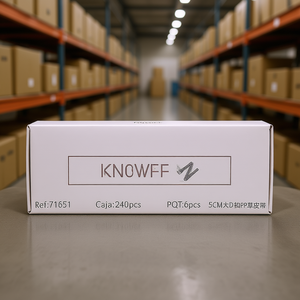 Cinturones de Paja y Cuero con Hebilla Grande de 5 cm, Cinturones Tejidos, Caja de 240 Piezas, Paquete de 6 Piezas - Product Image 3