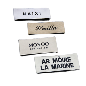 Nhà Sản xuất' Kích thước tư nhân bông may nhãn thêu Kích thước quần áo nhãn cho hàng may mặc - Product Image 2