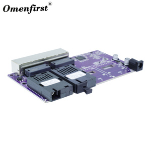 2 Công Tắc POE Ngược 2 Sợi PoE 4 Cổng 100M 2 SC 1310 1550 3KM 20KM Bảng Mạch PCBA Đa Quang - Product Image 3