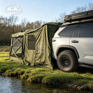 Tente de camping pop-up Kawagebo <span class=keywords><strong>Kamp</strong></span> (KK) pour SUV, abri de hayon pour les aventures en famille en plein air et les voyages en fourgonnette/jeep - Product Image 5