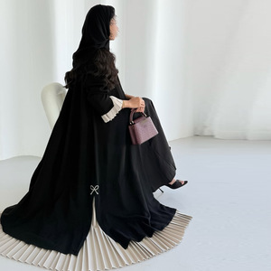 Robe Abaya Maxi de Dubaï en Gros pour Femmes, Robe Kaftan Turque Modeste, Robe Maxi Plissée Modeste, Vêtements Islamiques de Luxe pour Femme - Product Image 2