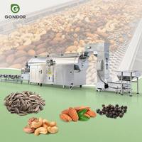 Machine de torréfaction et de salage automatique pour pistaches, noix de soja, noix et autres fruits à coque, ligne de production de torréfaction et de salage