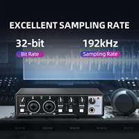 Carte son d'interface Audio en direct d'équipement de Studio d'enregistrement professionnel MD22 pour les mélangeurs de cartes son Audio de guitare externe