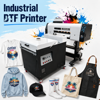 Imprimante DTF de qualité industrielle A1, haute précision, tête Epson, équipement d'impression directe sur film pour la personnalisation de vêtements.