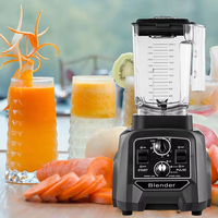 Blender commercial 506B 1500W 2L 5+ vitesses, blender plongeant robuste pour usage domestique et hôtelier Longyue
