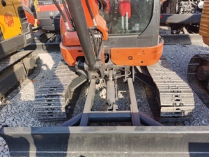 Mini-excavatrice sur chenilles KX163 d'occasion de 6,3 tonnes avec moteur, forte puissance de creusement, certifiée CE EPA, d'origine japonaise - Product Image 5