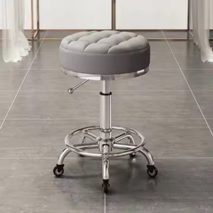 เก้าอี้ช่างตัดผม เก้าอี้ร้านเสริมสวย สีชมพูทอง เก้าอี้สักลาย เก้าอี้ร้านเสริมสวย ขายส่ง เก้าอี้เสริมสวยอเนกประสงค์ ปรับระดับได้ - Product Image 5