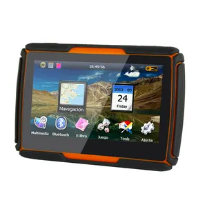 GPS Navi 4.3 "radio étanche mp3 lecteur pour moto navigation w-40