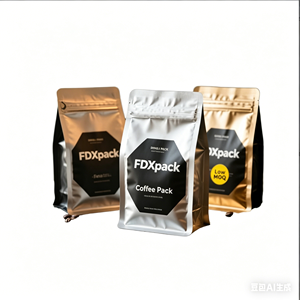 Sacs à café personnalisés anti-odeur avec valve et fermeture éclair, en PE, à incision <span class=keywords><strong>de</strong></span> déchirement, pour l'emballage <span class=keywords><strong>de</strong></span> café, <span class=keywords><strong>de</strong></span> sushi et <span class=keywords><strong>de</strong></span> chewing-gum - Product Image 1
