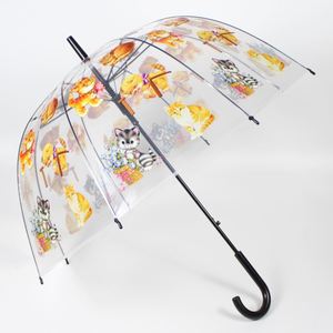 Parapluie à poignée en J droit, design chien, le plus populaire, à ouverture automatique, économique - Product Image 3