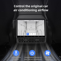 Autommi Usine En Gros Modèle 3 Y Android 8.66 Pouces Arrière YouTube Vidéo Regarder Écran De Jeu pour Véhicules Tesla