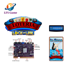 Meilleures ventes LFS LFS10-n Lock It Link 4-en-1 Loteria <span class=keywords><strong>LA</strong></span> <span class=keywords><strong>SIRENA</strong></span> Armoire de jeu d'arcade multi-jeux avec carte de jeu en métal, version anglaise, 110/220V - Product Image 1