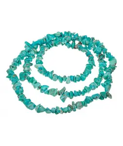 Perline turchesi irregolari perline di pietre preziose sciolte lisce per gioielli che fanno filo