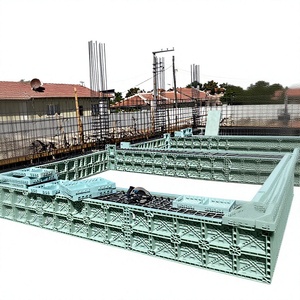 Paneles de Encofrado de Hormigón ABS Reutilizables de Alta Resistencia, Encofrado de Plástico Ligero de Instalación Rápida para Cimentaciones de Casas y Villas - Product Image 1