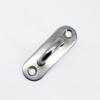 Plaque de fixation ovale en acier inoxydable 304/316 pour pont de bateau, polie, type gréement