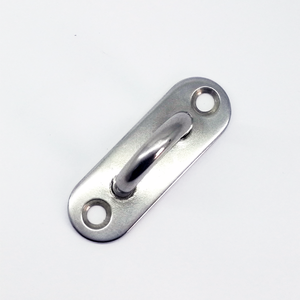 Placa de ojo ovalada de acero inoxidable 304/316 para cubierta de <span class=keywords><strong>barco</strong></span> marino, tipo pulido, para aparejos - Product Image 1