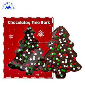 Cajas de Regalo con Diseño de Corteza de Árbol de Navidad Impresas Personalizadas para Dulces, Chocolates, Panadería, Galletas, Regalos Navideños - Product Image 4