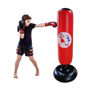 Sac de frappe gonflable en PVC pliable pour enfants, idéal pour l'entraînement, remplissable d'eau, pour développer les réflexes – Offre spéciale - Product Image 1