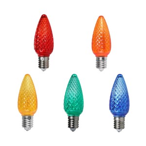 Nhiều màu C9 dẫn thay thế bóng đèn C9 shatterproof dẫn bóng đèn giáng sinh chuỗi ánh sáng thương mại lớp bóng đèn - Product Image 2