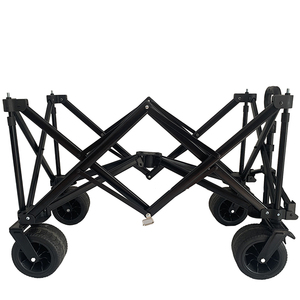 Venta al por mayor al aire libre Camping Carro plegable Utilidad Carro de camping plegable Niños Beach Garden Wagon Ni-Silent Wheel - Product Image 4