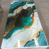 Panel de Pared de Mármol UV para Decoración de Paredes, Panel de Pared para Baño - Panel de Pared 3D de Plástico y Piedra Impermeable - Panel Grande