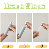 Vente en gros de 10ml atomiseur de parfum en verre échantillon vide flacon pulvérisateur pompe bouteille en métal adaptée aux voyages vaporisateurs en plastique inclus