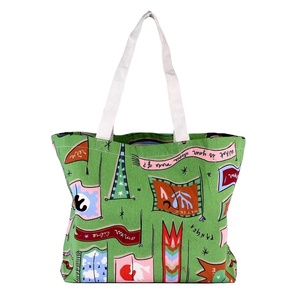 Sac fourre-tout en toile de coton réutilisable, promotionnel, naturel, durable, avec logo personnalisé, impression par sublimation couleur intégrale - Product Image 1