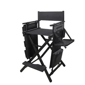 Wiederkehrbarer faltbarer Make-up-Stuhl für Make-Up-Künstler und Kunden tragbarer Make-Up-Künstler-Hocker-Stuhl perfekt für Salons