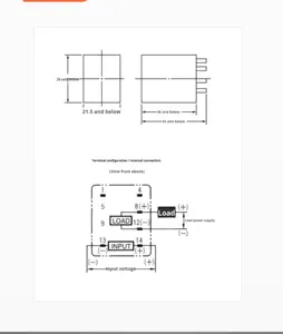 SENNDIK Schienentyp Halbleiterrelais H3FD-X10SN Set DC 5A 250V Miniatur Mehrzweck AC/DC Betrieben Niedrigenergie - Product Image 6