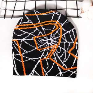 Gorros de Running Personalizados Unisex 100% Acrílicos a Rayas con Logotipo Jacquard y Decoración de Lazo de Tela Común para Maratón de Invierno - Product Image 1