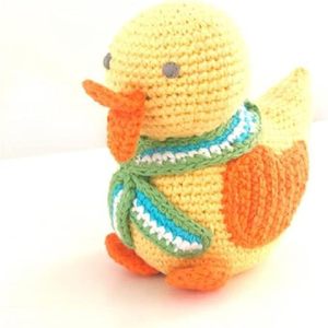 Poupée en laine rose en forme de cochon, faite à la main au crochet, avec carte positive, décorations créatives pour la maison, kit de matériel avec tutoriel en anglais - Product Image 3