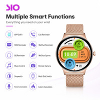 Montre connectée personnalisée avec logo AMOLED 1,43 pouce 466 x 466, verre trempé, moniteur de fréquence cardiaque, de pression artérielle et de sommeil, fitness, vente en gros