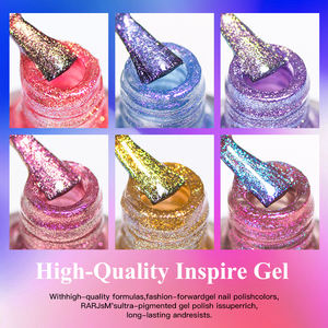 MEET ACROSS 8ml Schnelltrocknender, wasserbasierter, abziehbarer und abreißbarer Nagellack, Chamäleon-Nagellack - Product Image 5
