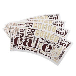 Vendita calda campioni personalizzati di carta patinata PE ventilatore artigianale tazza di carta per la realizzazione di 100% bicchieri di carta biodegradabili - Product Image 6