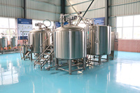 Machines de production de bière commerciales Système de brassage en acier inoxydable Équipement de brassage de bière personnalisé