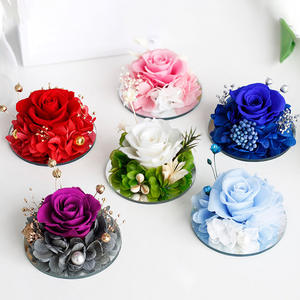 <span class=keywords><strong>Prix</strong></span> d'usine en gros, <span class=keywords><strong>rose</strong></span> éternelle conservée, roses immortelles dans du verre pour la fête des pères - Longue durée de vie de 3 à 5 ans - Product Image 6