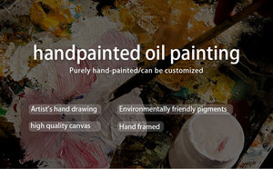 Fabbrica all'ingrosso di 100% ad alta trama opera d'arte fatta a mano soggiorno decorazione <span class=keywords><strong>realismo</strong></span> pittura a olio di fiori - Product Image 6