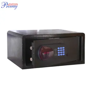 14" Laptop Security Hotel Safes Standard Electronic Digital LCD Display Hotel Safe Box with Power Supply and Power Hole