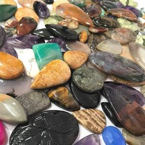 Natural Mix Semi Precious Gemstones 250 Carats Cabochons For Jewelry Making Loose Stones Multiple Colors Mixed Shapes - Product Image 5