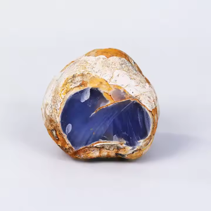 Vendita all'ingrosso turchia <span class=keywords><strong>calcedonio</strong></span> blu naturale pietre grezze Semi-preziosa <span class=keywords><strong>pietra</strong></span> preziosa di cristallo per la creazione di gioielli - Product Image 3