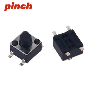 Pinch Tactile Switch 4.5x4.5mm 4 Pin Smt Vertical <b>Button</b> For Electronics - Product Image 2