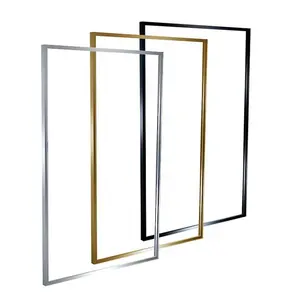 manufacturer Hot Sell Europe style Rose Gold Metal aluminum profile for picture photo frames