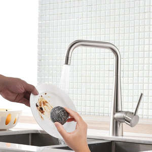 No dañe la herramienta de lavado de platos para el hogar Bola de limpieza de ollas de alambre de acero Lavado eficiente de platos y fregado de ollas - Product Image 6