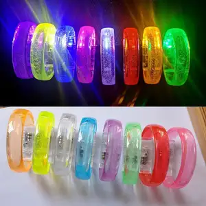 Nicro Glow In The Dark LED Fluorescent Band Neon Party Supplies Concert Cheer Atmosphere Props Support LED Luminous Bracelet