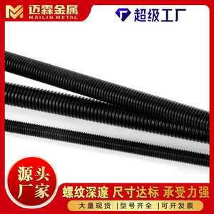 High Strength Carbon Steel Lead Screw M6 Fully Threaded Right Hand Metric Threaded Rod Customizable Length - Product Image 2