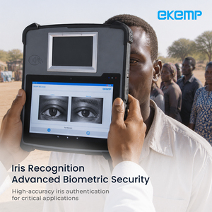Tablette PC Android EKEMP T80F avec lecteur d'empreintes digitales et de reconnaissance irisienne pour <span class=keywords><strong>la</strong></span> Sécurité sociale et le Recensement - Product Image 2